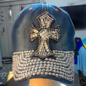 New hat denim crystals